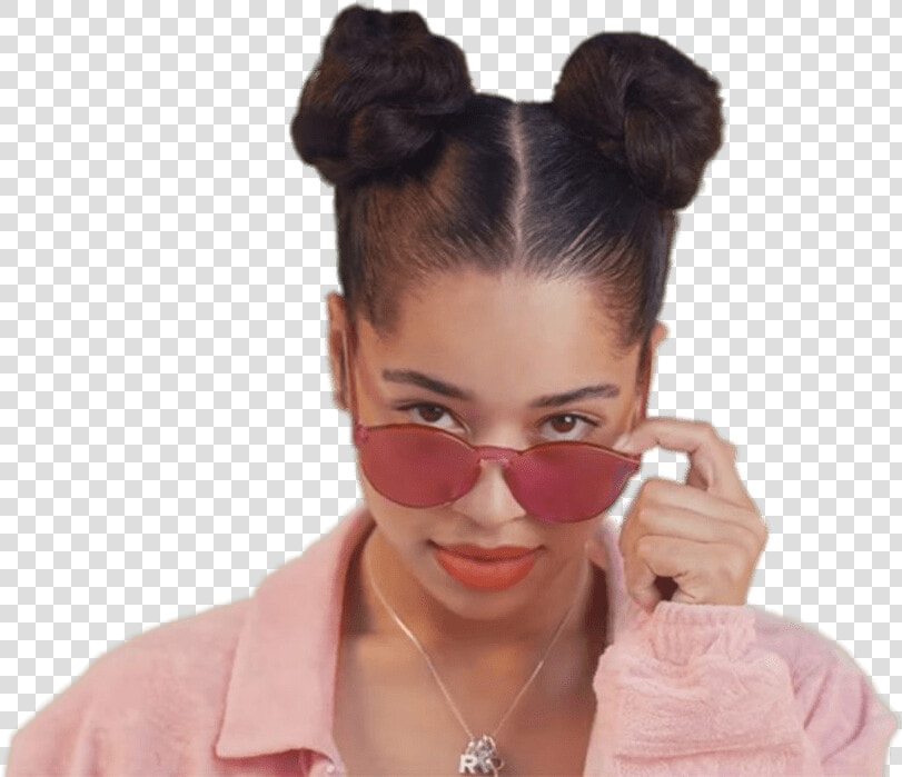 Ella Mai Pink Glasses   Ella Mai Png  Transparent PngTransparent PNG