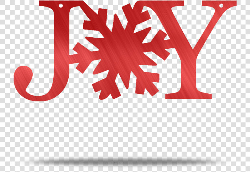 Joy Snowflake Metal Wall Sign   Graphic Design  HD Png DownloadTransparent PNG