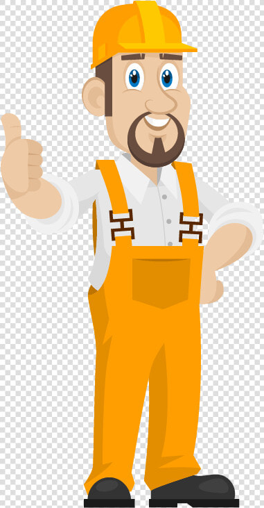 Happy Handymen Service In   Construction Worker Cartoon Png  Transparent PngTransparent PNG