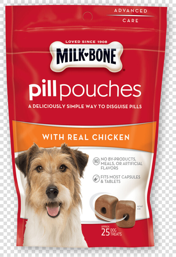 Pill Pouches With Real Chicken   Milk Bone Pill Pouches  HD Png DownloadTransparent PNG