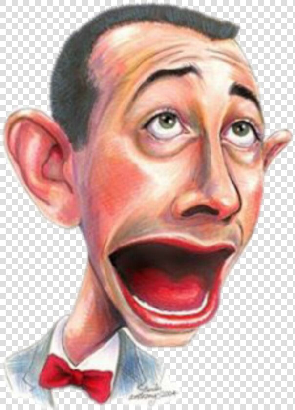  sccaricaturecharacters  peeweeherman   Pee Wee Herman Caricature  HD Png DownloadTransparent PNG