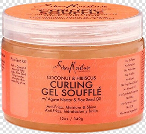 Shea Moisture Coconut  amp  Hibiscus Curling Gel Souffle  HD Png DownloadTransparent PNG