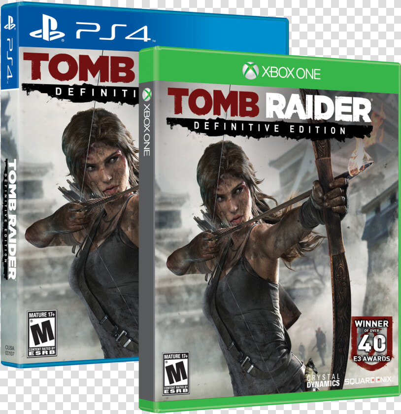 Definitive Edition Revealed At Vgx as Revealed During   Tomb Raider Definitive Ps4 Cover  HD Png DownloadTransparent PNG