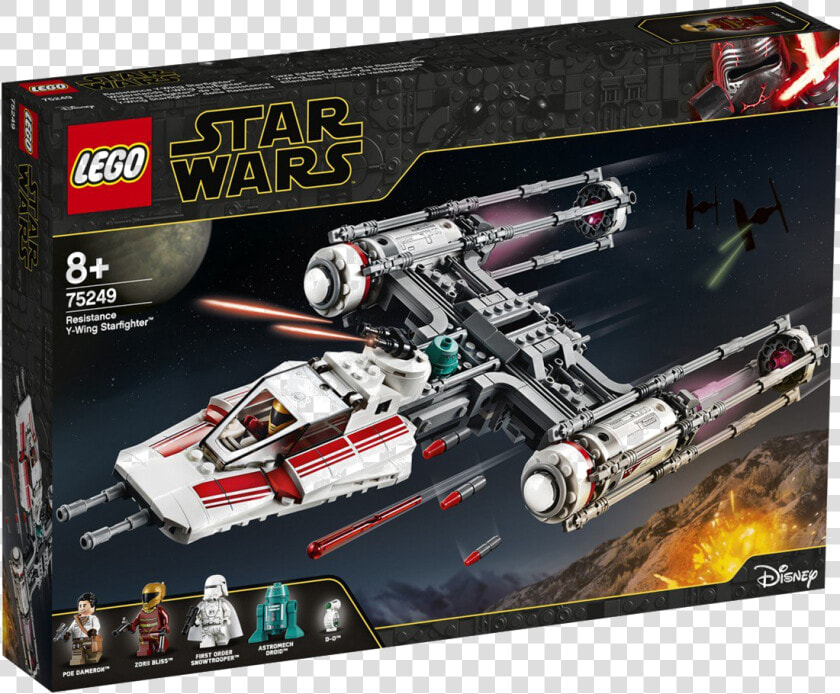 75249 Resistance Y wing Starfighter   Lego Resistance Y Wing  HD Png DownloadTransparent PNG