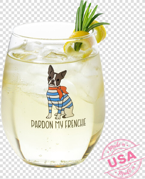 Pardon My Frenchie Stemless Wine Glass   Drinking Divas Pardon My Frenchie Wine Glass Stemless  HD Png DownloadTransparent PNG