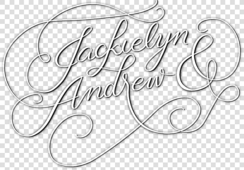 Geofilter Jackielynandandrew   Calligraphy  HD Png DownloadTransparent PNG