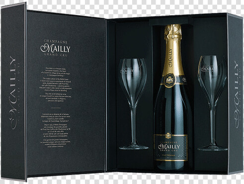 Mailly Brut Reserve Gift With 2 Glasses   Champagne  HD Png DownloadTransparent PNG