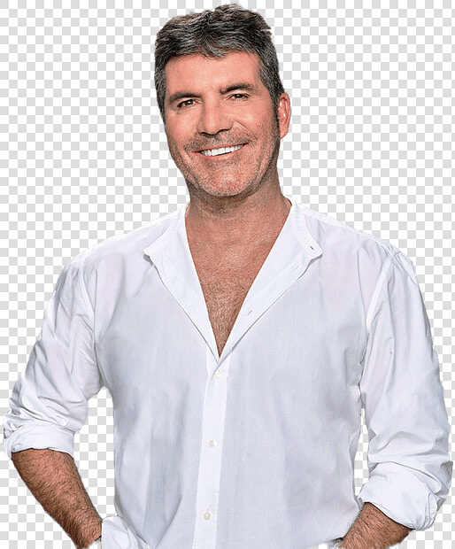 Simon Cowell Camiseta Blanca   Simon Cowell Png  Transparent PngTransparent PNG