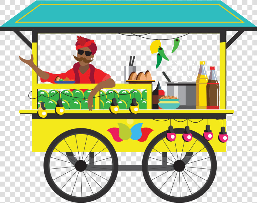 Food Cart   Indian Street Food Cart  HD Png DownloadTransparent PNG