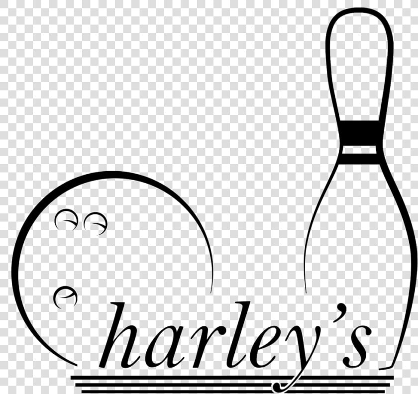 Bowling Drawing Line Huge Freebie Download For Powerpoint   Harley  39 s Valley Bowl  HD Png DownloadTransparent PNG