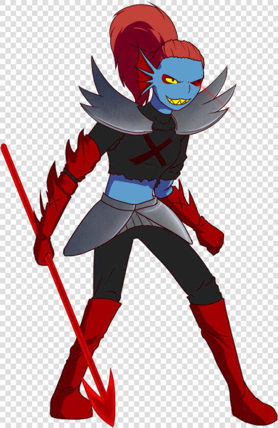 Undertale Red Fictional Character Baseball Equipment   Underfell Undyne The Undying  HD Png DownloadTransparent PNG