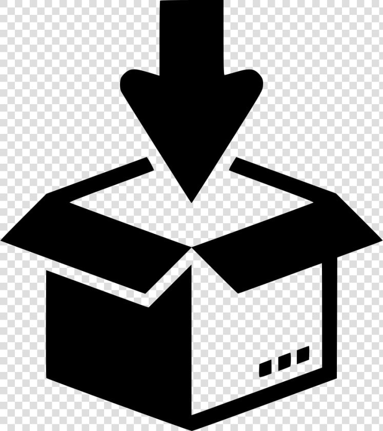 Crate Downwards Arrow Svg Png Icon Free Download   Icon Barang Barang Png  Transparent PngTransparent PNG