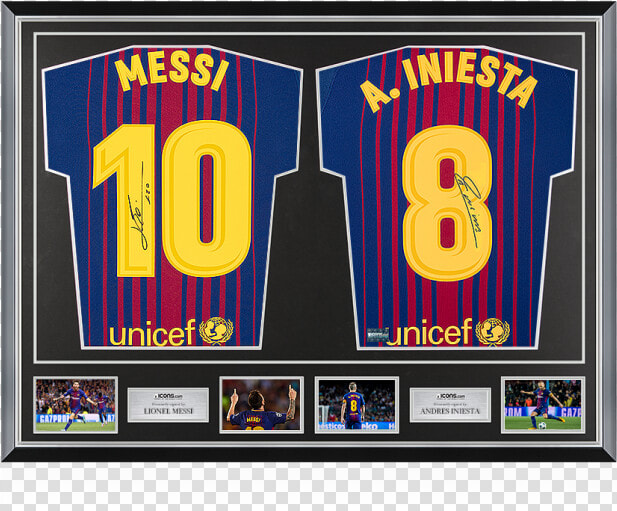 Jersey Barcelona 17 18 Iniesta  HD Png DownloadTransparent PNG