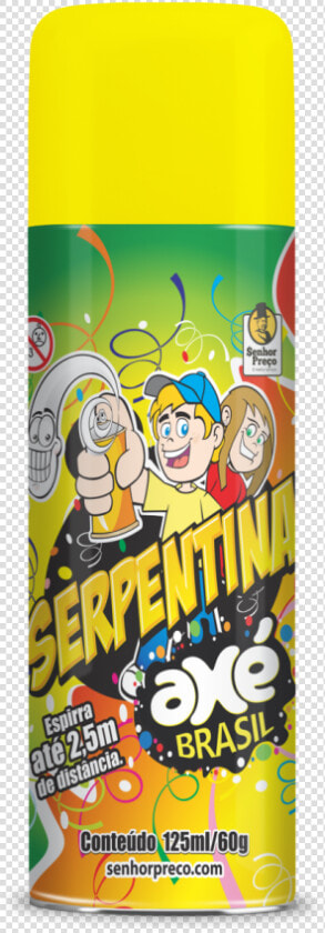 Serpentina Axé Brasil Amarelo 120ml   Snack  HD Png DownloadTransparent PNG