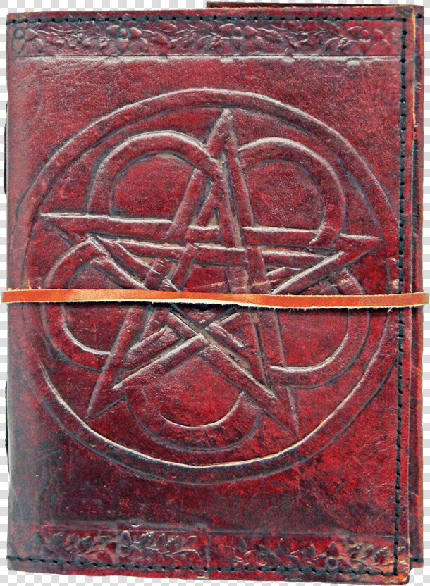 Pentagram Leather Journal   Wood  HD Png DownloadTransparent PNG