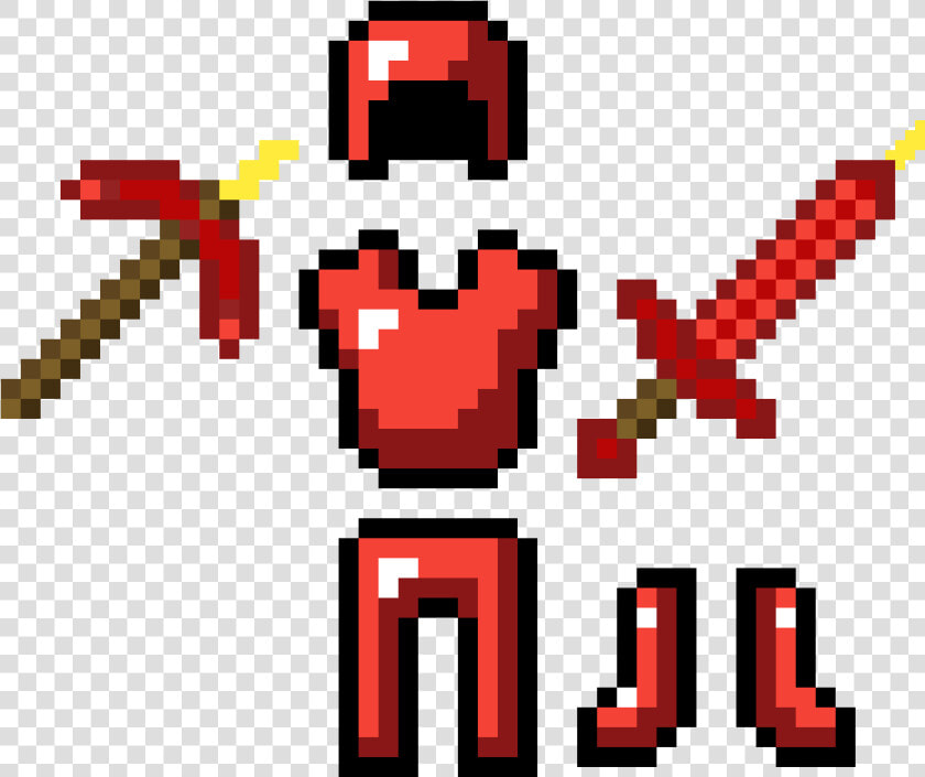 Redstone Armor And Tools  HD Png DownloadTransparent PNG