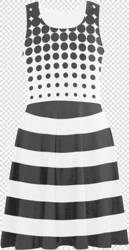 Stripes And Halftone By Artformdesigns Atalanta Sundress   Day Dress  HD Png DownloadTransparent PNG