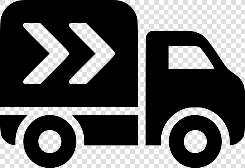 Classic Truck Express   Truck With Arrow Icon  HD Png DownloadTransparent PNG