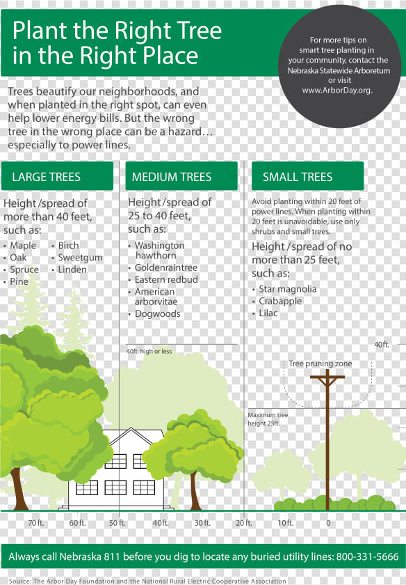 Nreca And Arbor Day Foundation Graphic That Shows Safe   Map  HD Png DownloadTransparent PNG