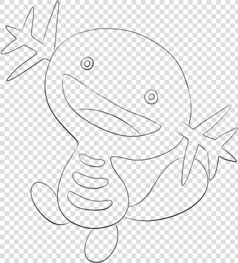 Wooper Pokemon Coloring Pages   Pokemon Drawings Easy Wooper  HD Png DownloadTransparent PNG