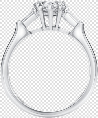 Classic   Tapered Baguette Engagement Ring Harry Winston  HD Png DownloadTransparent PNG