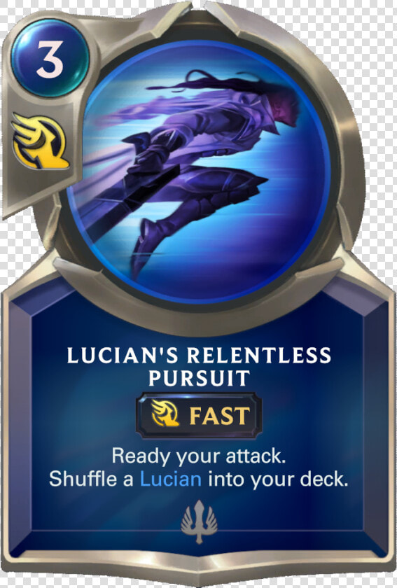 Lucian S Relentless Pursuit Card Image  HD Png DownloadTransparent PNG