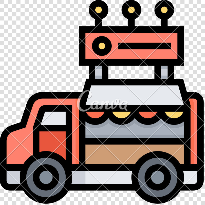 Ideas Food Truck Icon Iconscanva This Week   Food Truck Artwoork Png  Transparent PngTransparent PNG