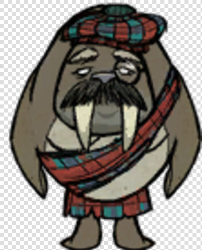 Wolfgang Portrait   Mactusk Don T Starve  HD Png DownloadTransparent PNG