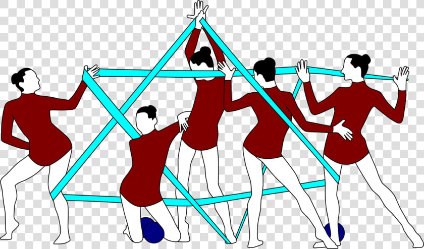 Human Behavior area artwork   Estrella Con Cinta Gimnasia  HD Png DownloadTransparent PNG