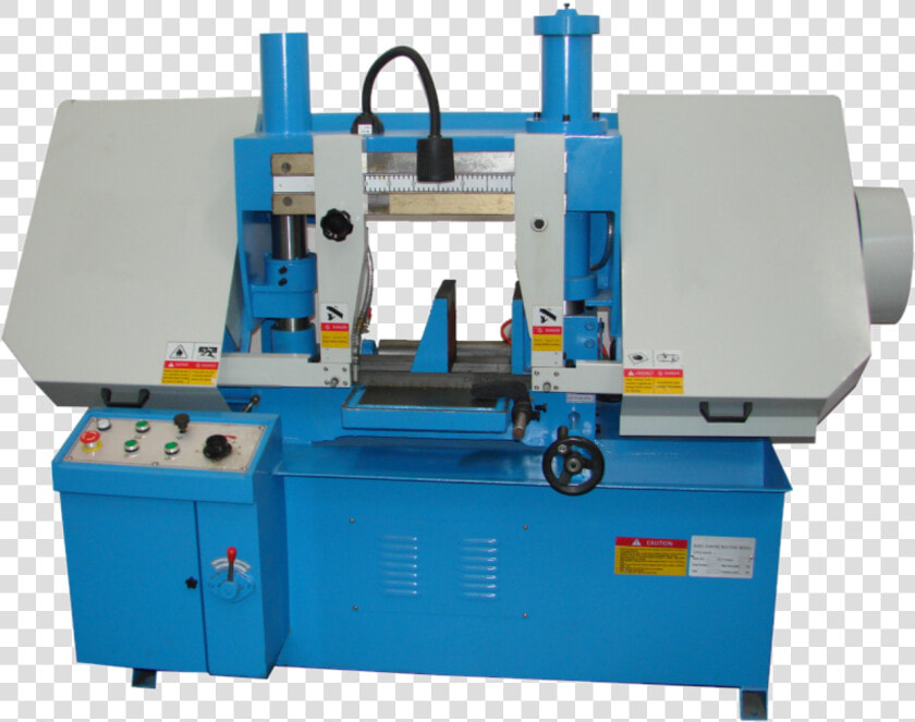 Double Column Bandsaw Machine   Horizontal Band Saw Machine  HD Png DownloadTransparent PNG