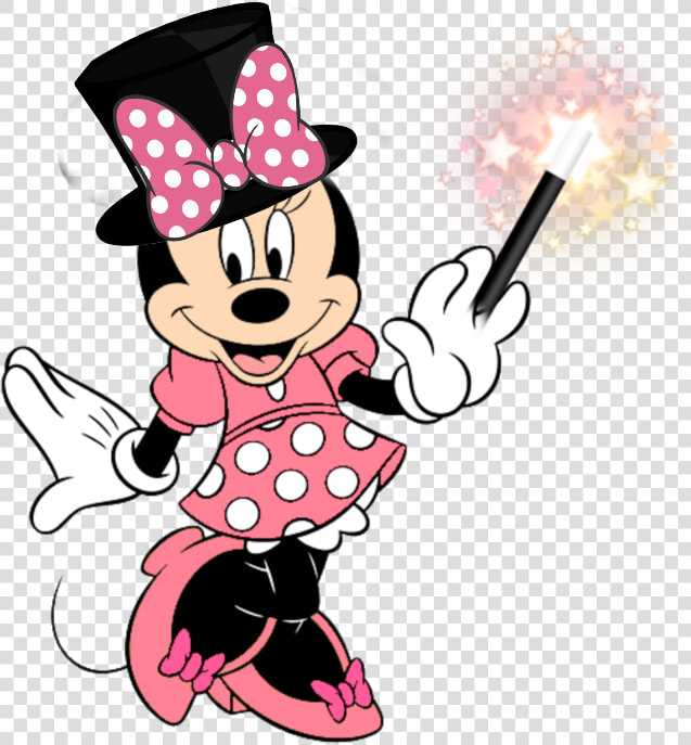  minnie  magic  circo  circus  laço  rosa   Minnie Mouse Cute  HD Png DownloadTransparent PNG