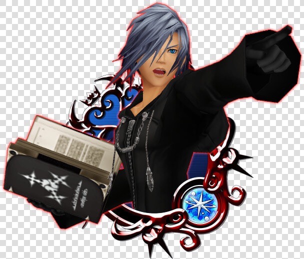 Zexion  28 2b 29 6 e2 98 85 Khux   Stained Glass 6 Khux  HD Png DownloadTransparent PNG