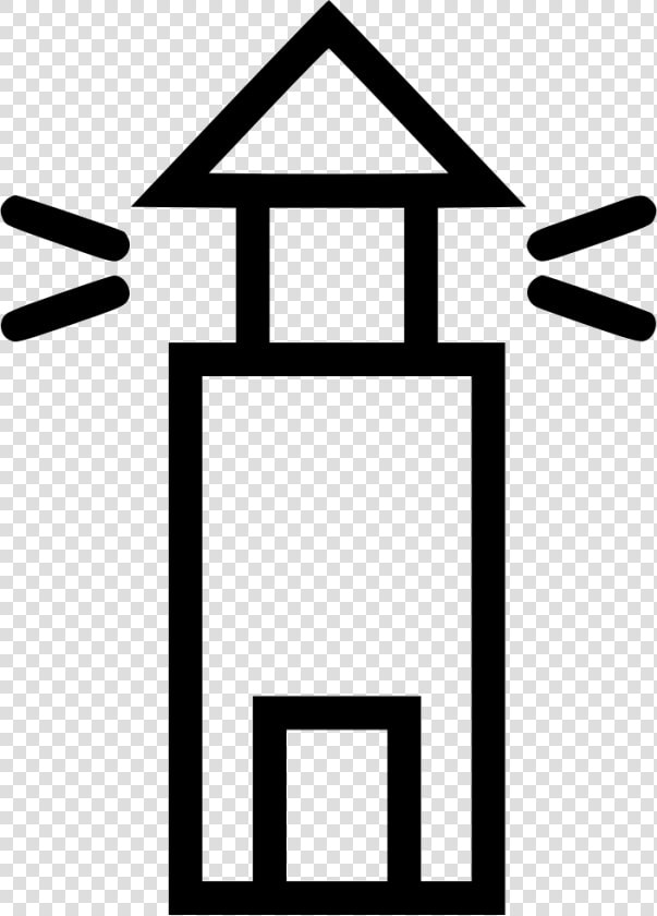 Lighthouse   Simple Lighthouse Outline  HD Png DownloadTransparent PNG