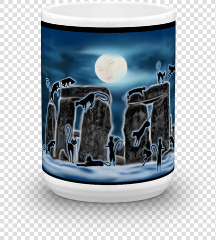 Bast Moon Over Stonehenge Mug   Beach Towel  HD Png DownloadTransparent PNG