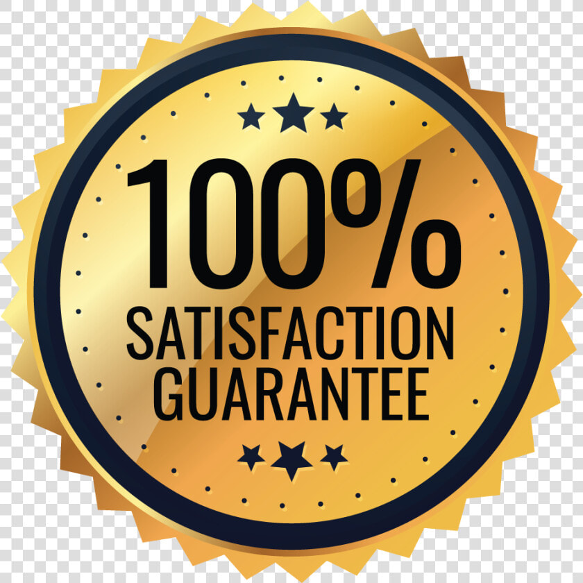 100  Satisfaction Guaranteed   Circle  HD Png DownloadTransparent PNG