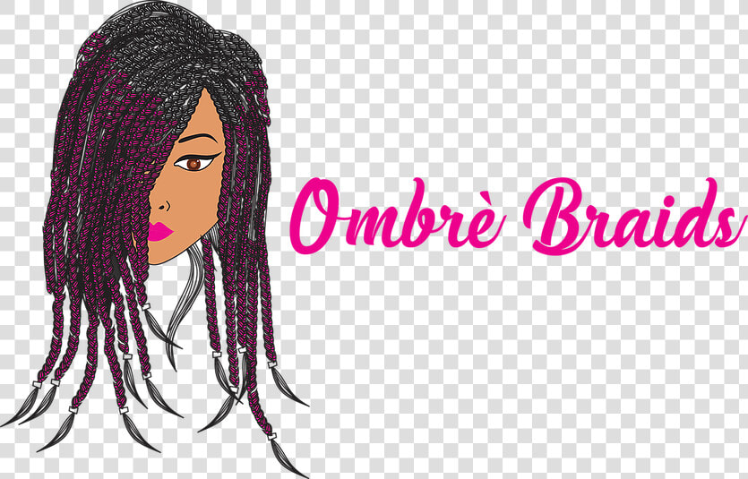 100  Kanekalon Braiding Hair   Girl  HD Png DownloadTransparent PNG