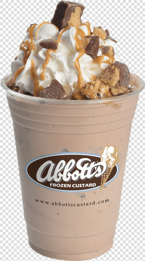 Abbotts Peanut Butter Shake   Abbotts Frozen Custard  HD Png DownloadTransparent PNG