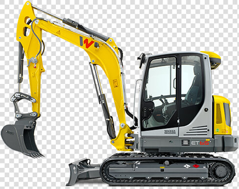 Download This High Resolution Excavator Transparent   Et 65 Wacker Neuson  HD Png DownloadTransparent PNG