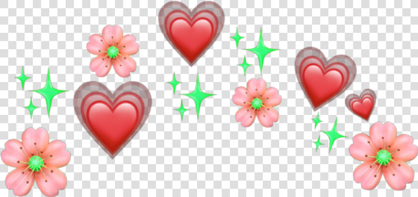  flower  heart  flowercrown  heartcrown  aesthetic   Purple Heart Crown Png  Transparent PngTransparent PNG