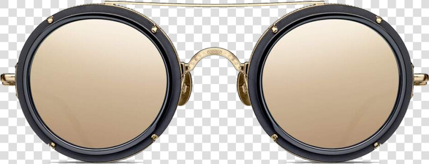 Matsuda M3080 Matte Black Brushed Gold Gld Mirror  HD Png DownloadTransparent PNG