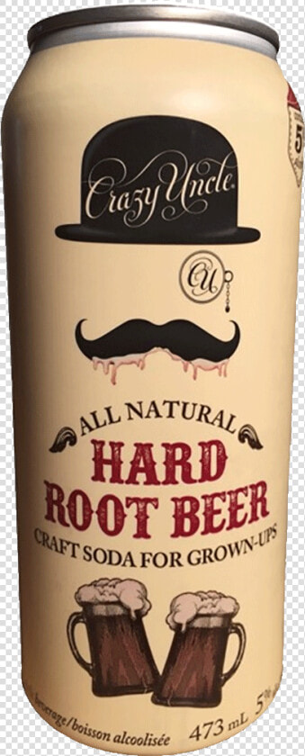 Crazy Uncle Hard Root Beer 473 Ml   Crazy Uncle Hard Root Beer  HD Png DownloadTransparent PNG