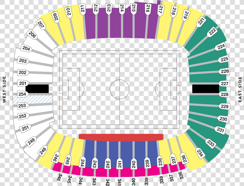 Bc Place Stadium Map   Whitecaps Seating Chart  HD Png DownloadTransparent PNG