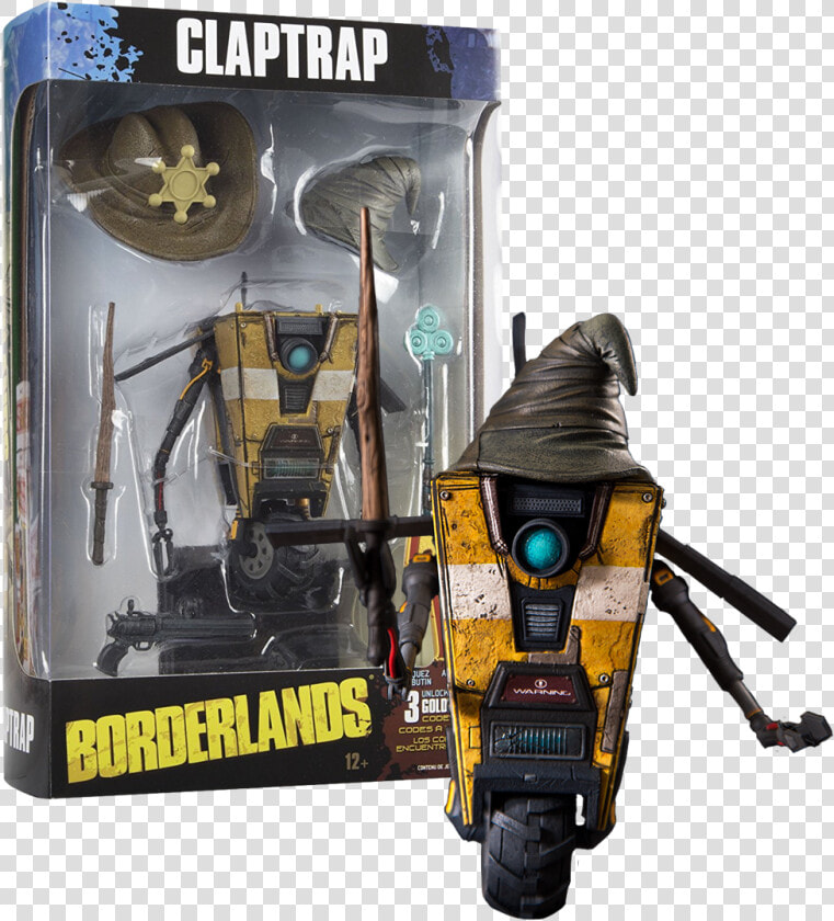 Borderlands Claptrap Deluxe Figure  HD Png DownloadTransparent PNG