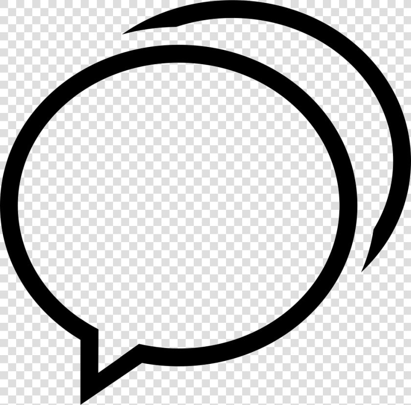 Black And White   Black And White Speech Bubbles Png  Transparent PngTransparent PNG