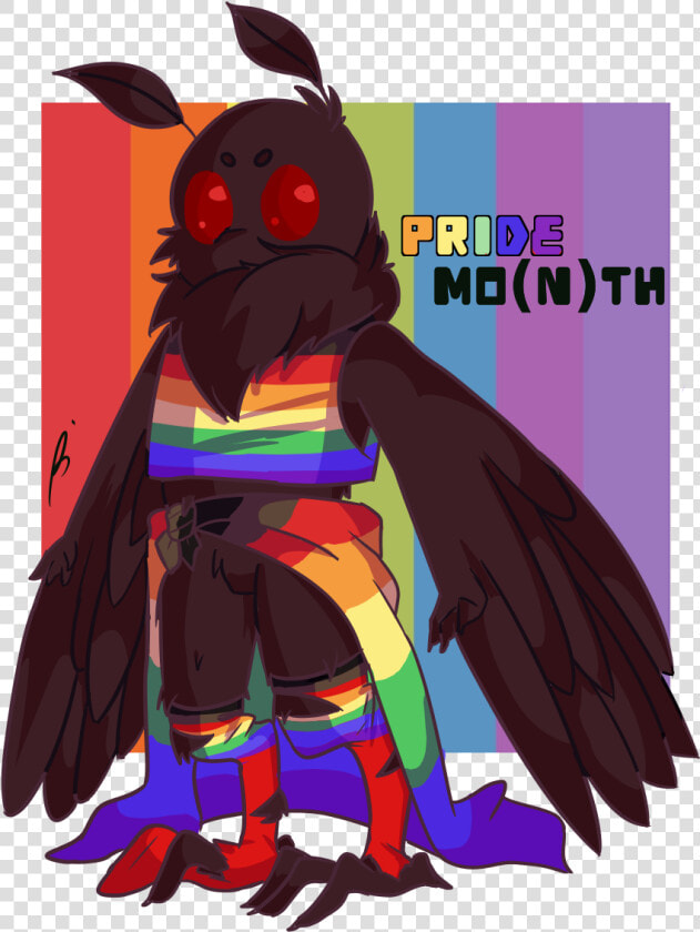 Gay Mothman  HD Png DownloadTransparent PNG