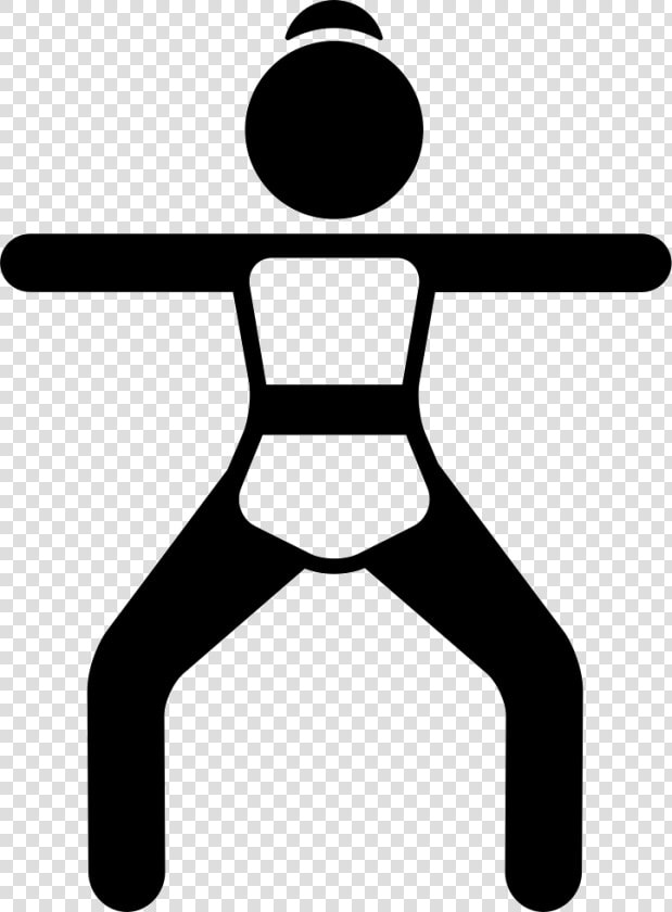 Open Legs And Arms Position   Pilates Cartoon Black And White  HD Png DownloadTransparent PNG