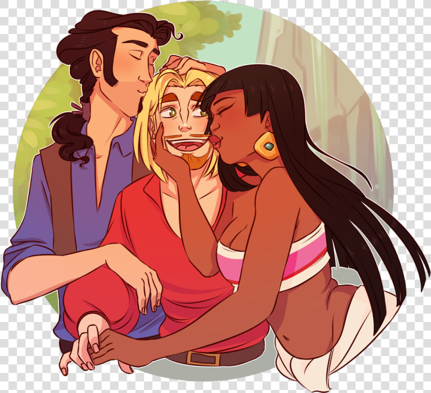 Tulio Kissing Miguel   Tulio And Miguel Fanart  HD Png DownloadTransparent PNG