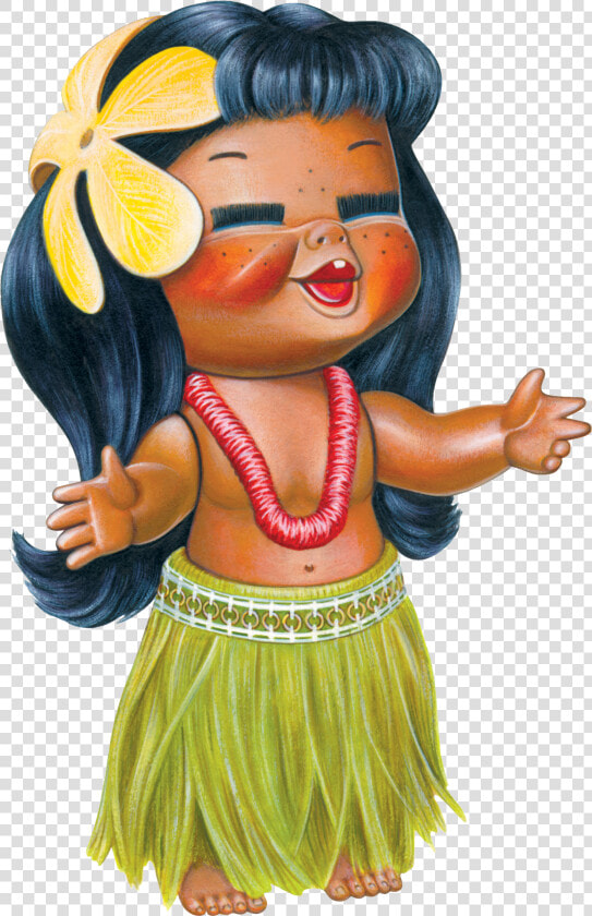 Cute Hula Girl Png   Transparent Hula Girls  Png DownloadTransparent PNG