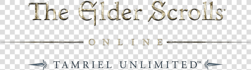 The Elder Scrolls Online Tamriel Unlimited Logo   Elder Scrolls  HD Png DownloadTransparent PNG