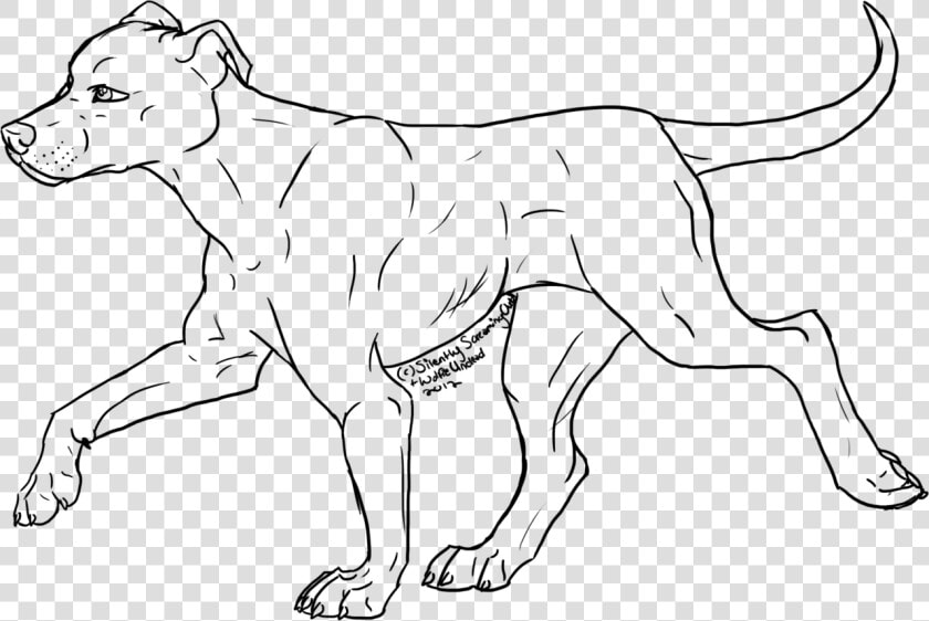 Drawn Pit Bull Chibi   Pitbull Coloring Page Free  HD Png DownloadTransparent PNG